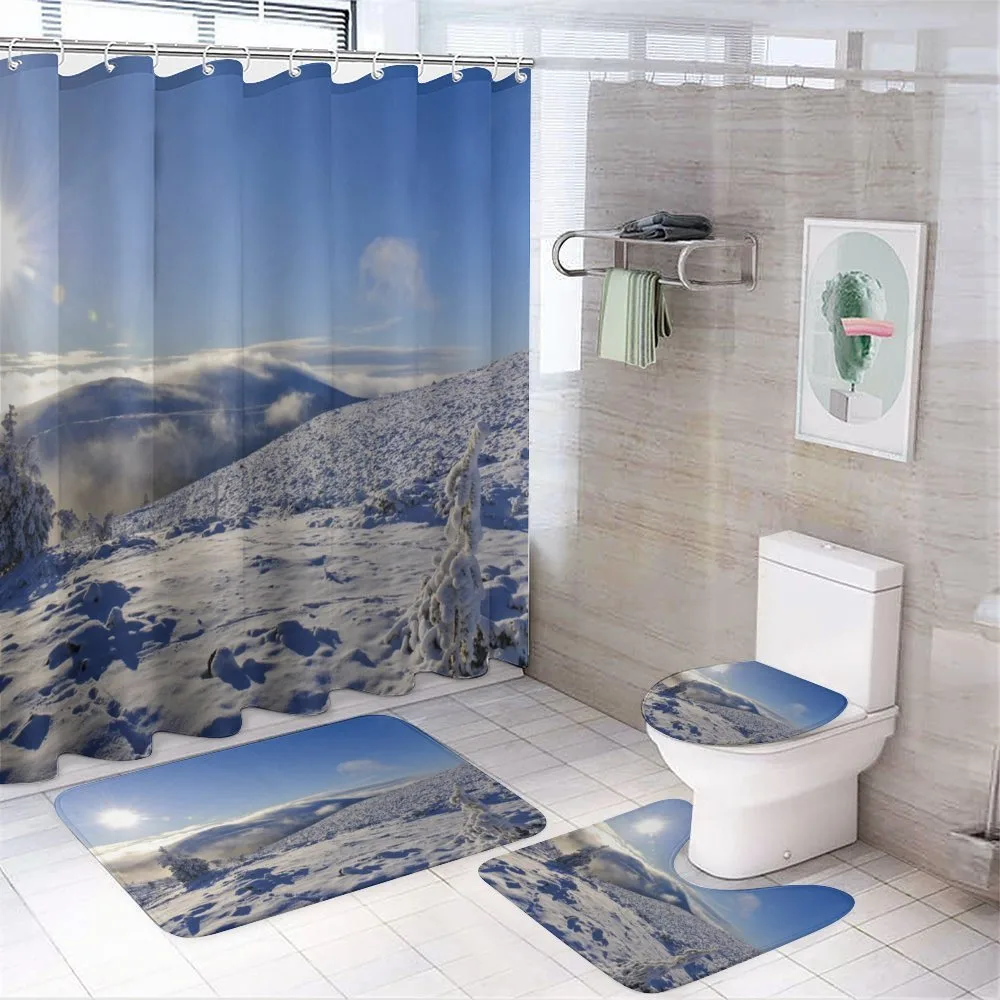 Snowy Land Rising Sun — Your design