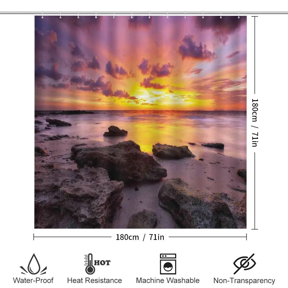 Sunset Idyllic Beach — Detail 2