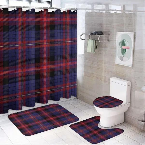 Vibrant Folkloric on a shower curtain