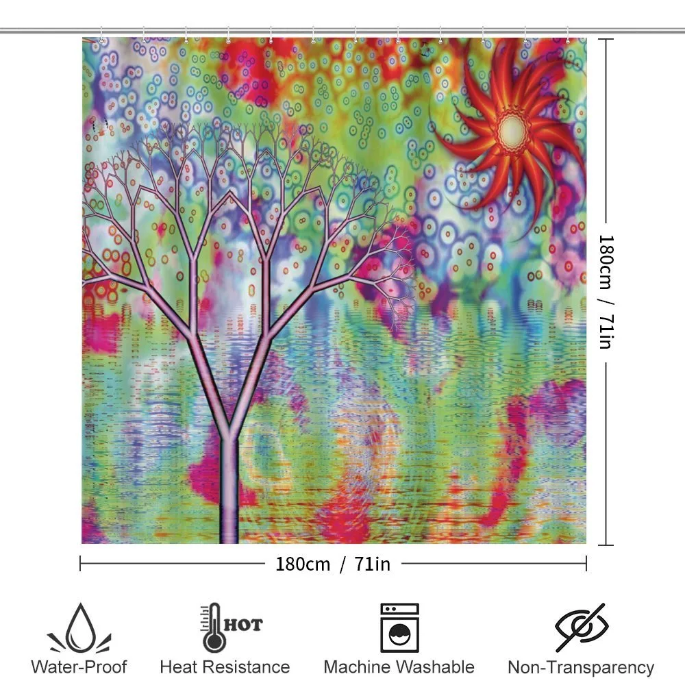Abstract Lake Tree — Detail 2