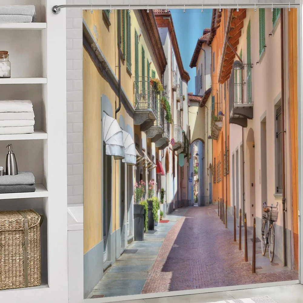 Alba Town Italy Street — Detail 4