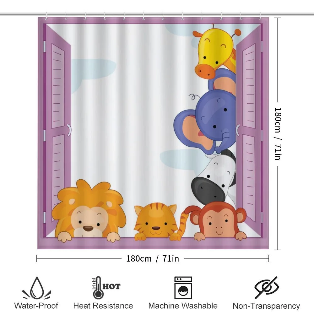 Animals Peeping Window — Detail 2