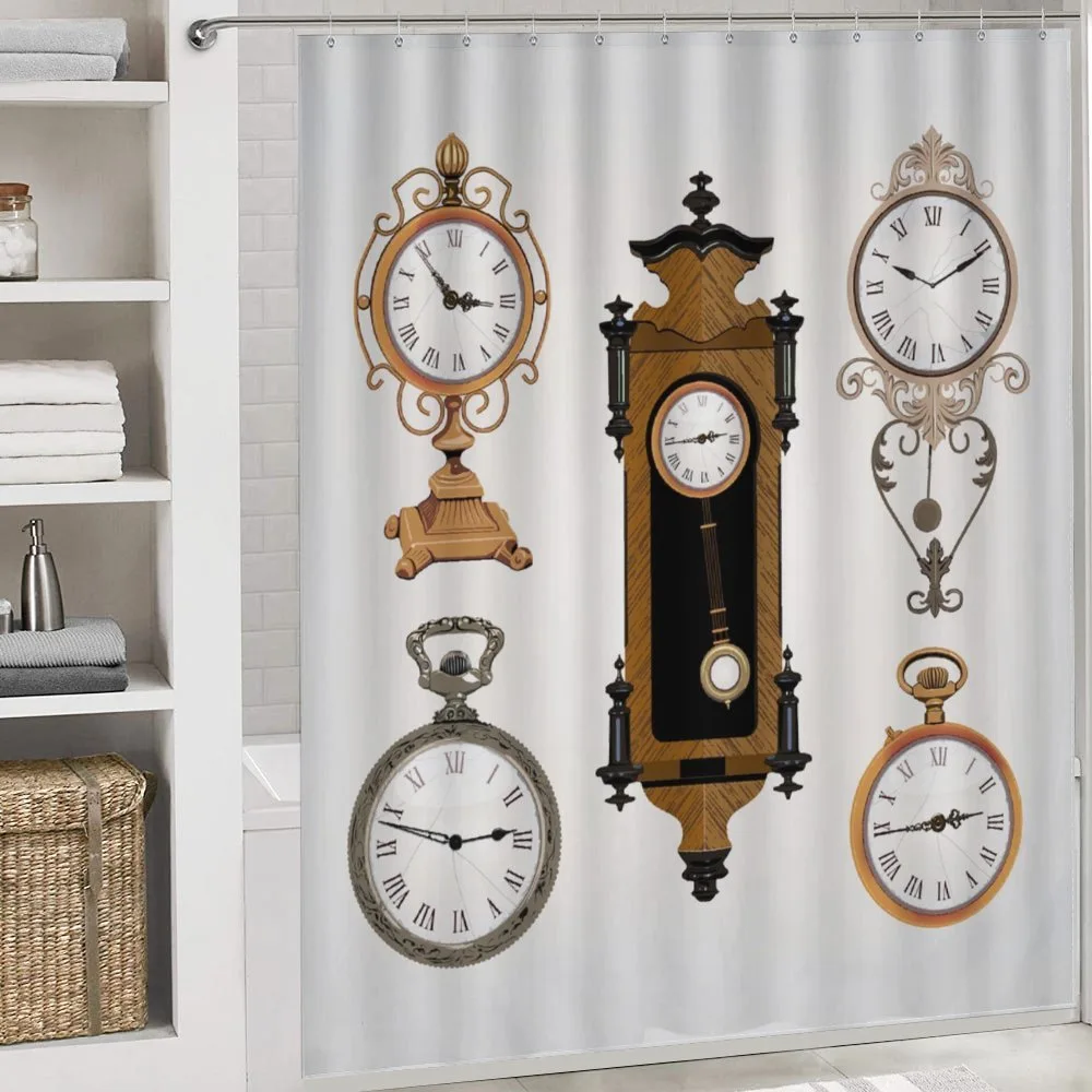 Antique Clocks Pattern — Detail 4