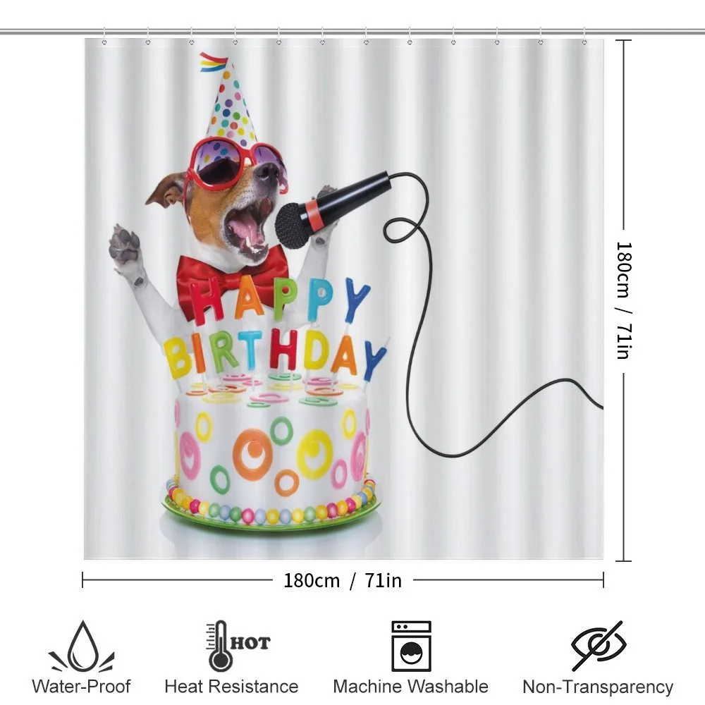 Birthday Music Dog — Detail 2