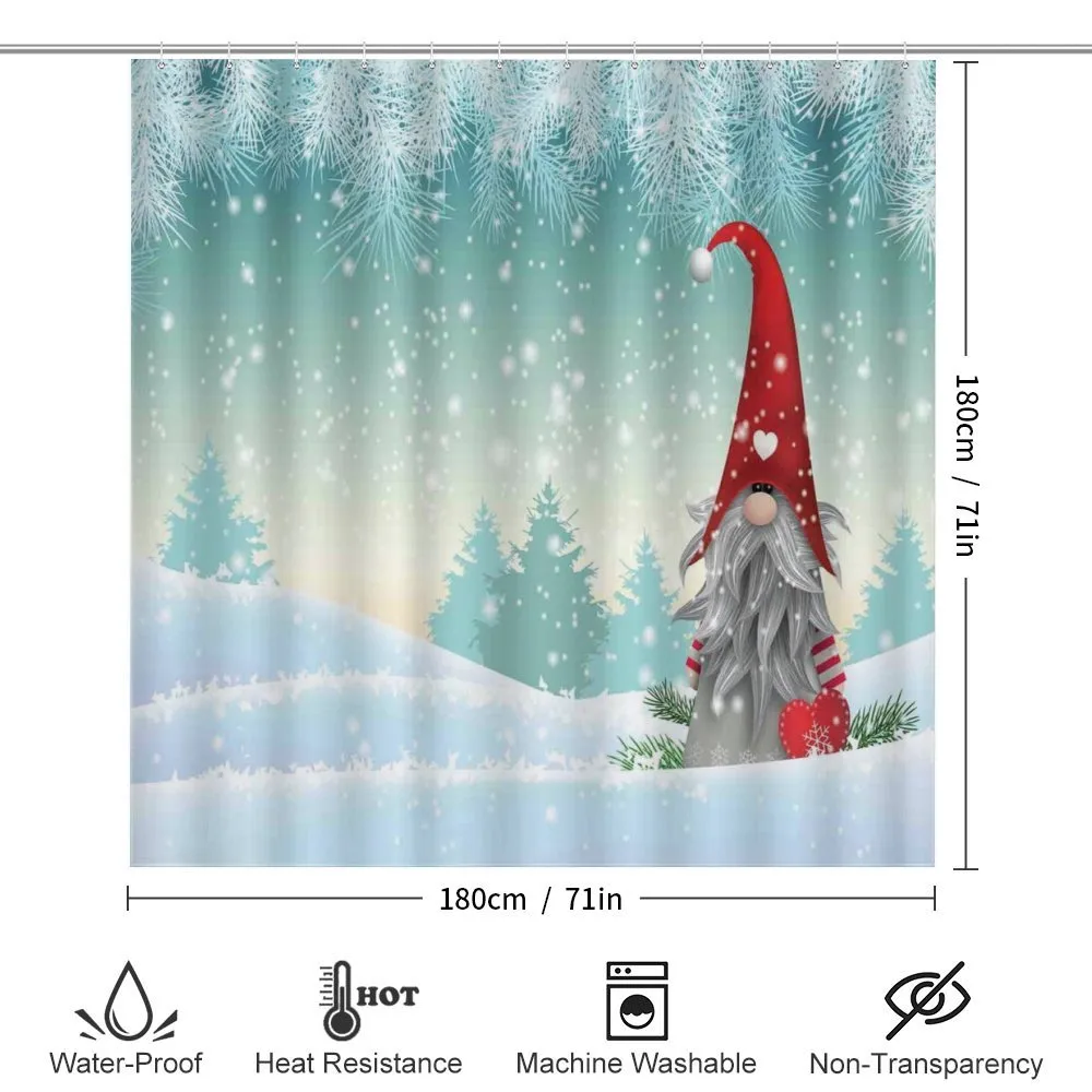 Elf Tomte Standing on Snow — Detail 2