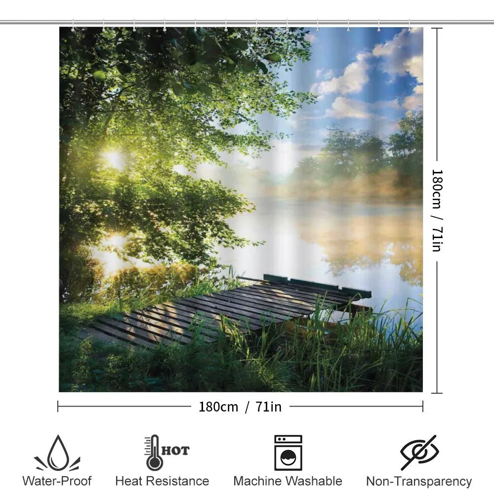 Fishing Pier by River — Detail 2