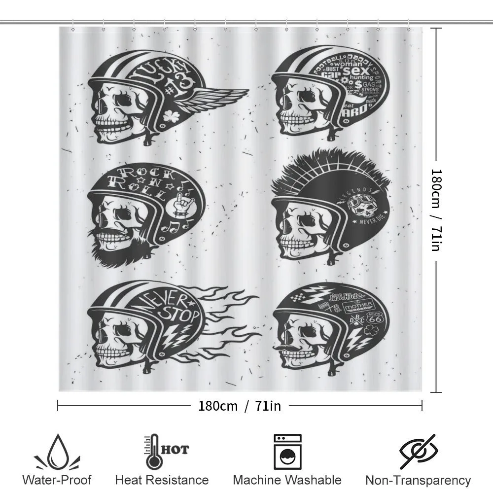 Greyscale Sketch Skulls — Detail 2