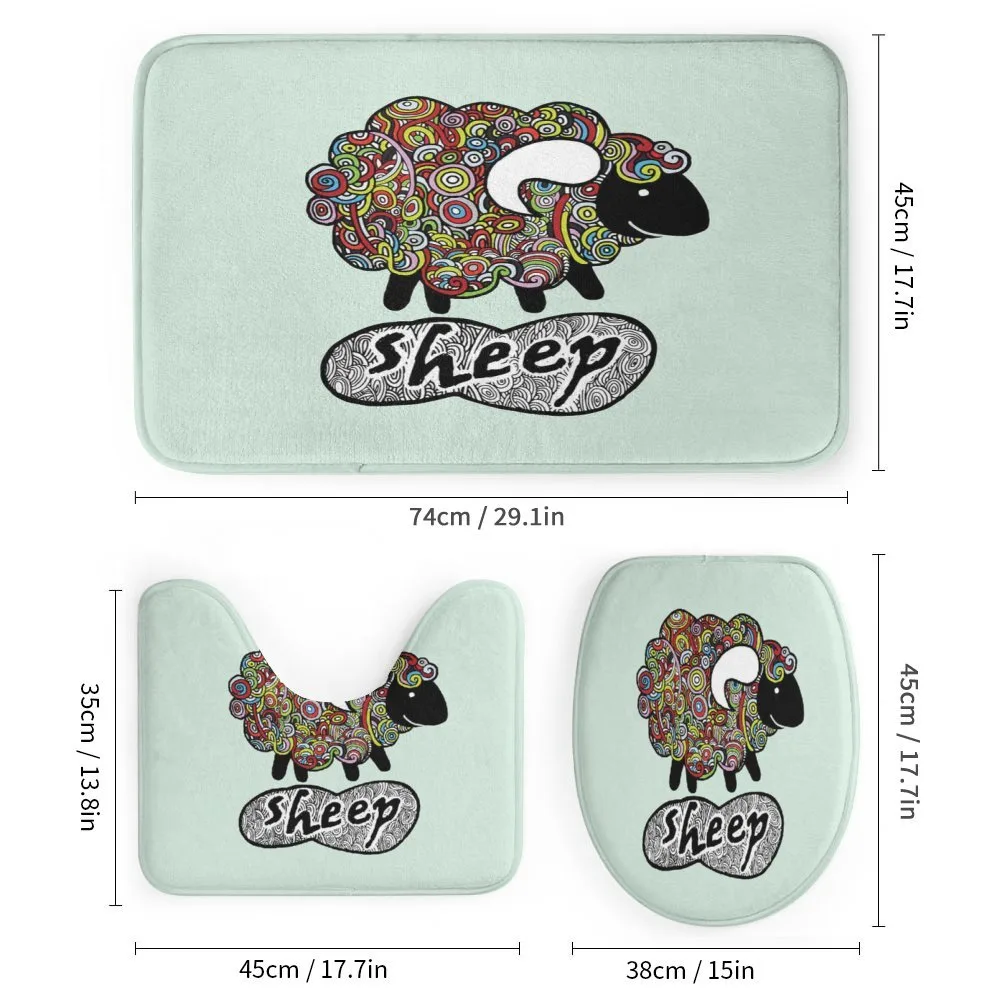 Hipster Doodle Fun Sheep — Detail 1