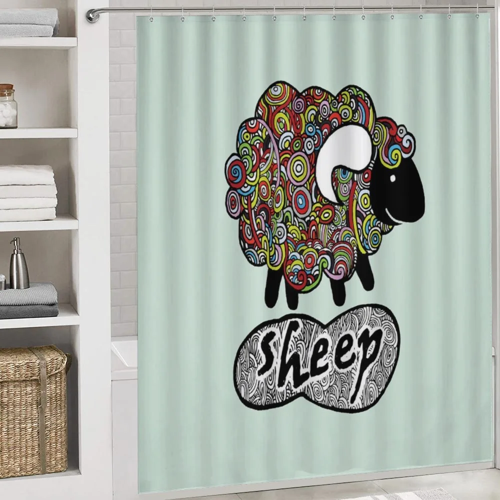 Hipster Doodle Fun Sheep — Detail 4
