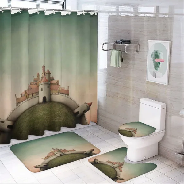 Magic City Design on a shower curtain