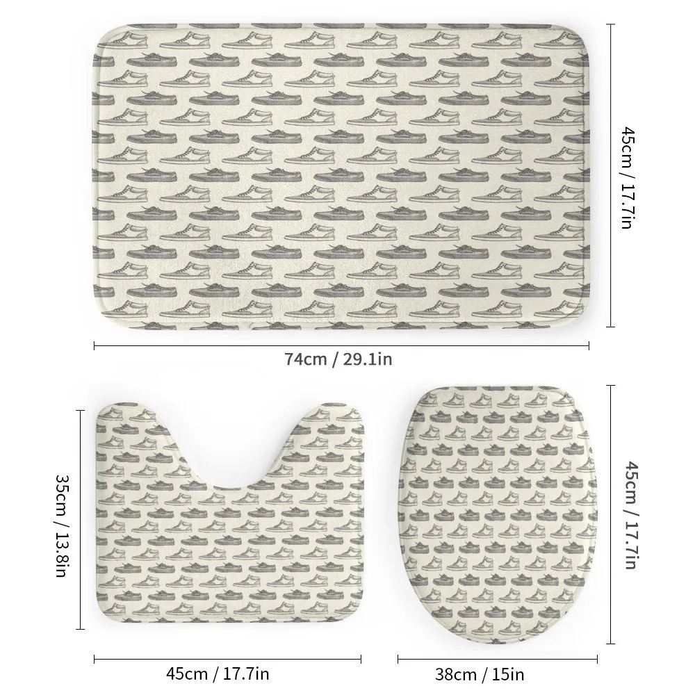 Retro Sneaker Shoes Pattern — Detail 1