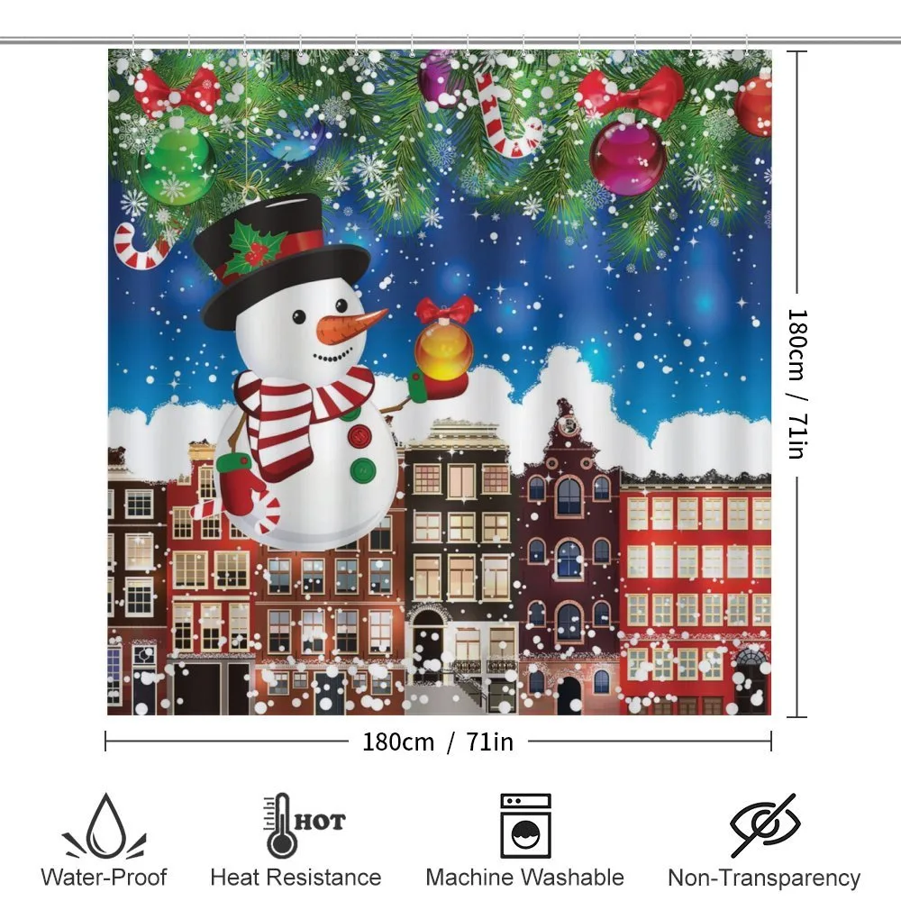 Snowy City Street — Detail 2