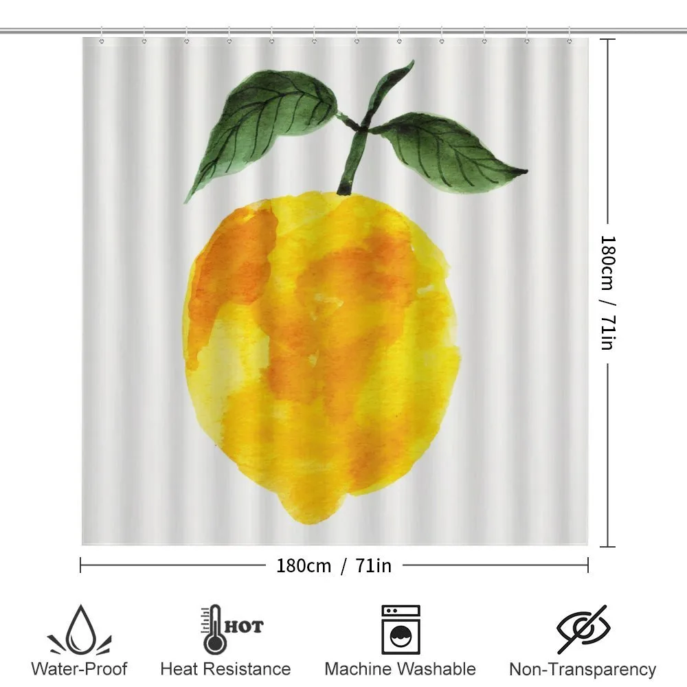 Watercolor Lemon — Detail 2