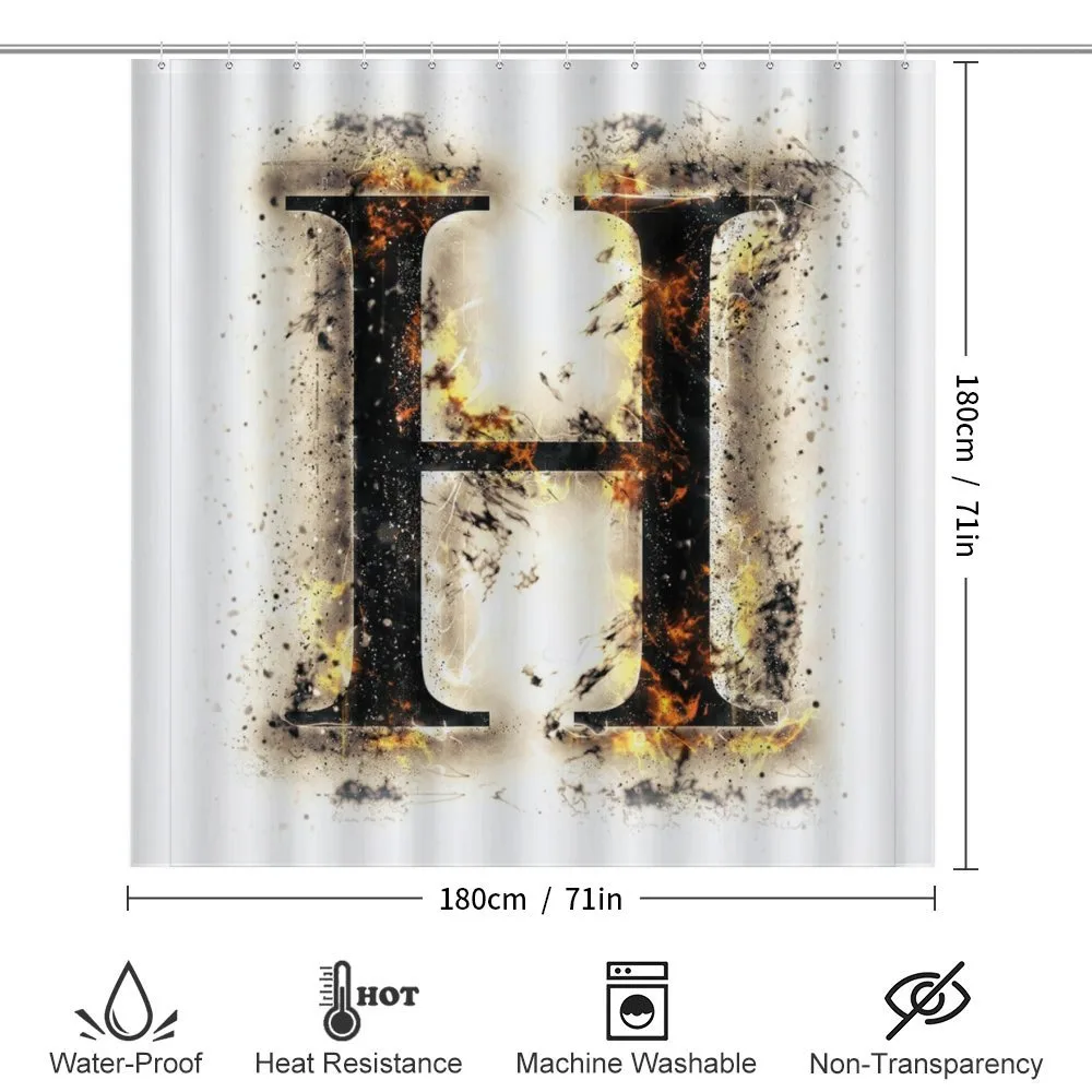 Ablaze H Sign Alphabet — Detail 2