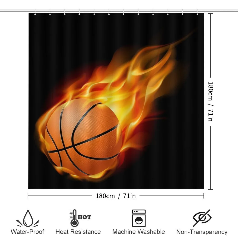 Basketball Fire Shoot — Detail 2
