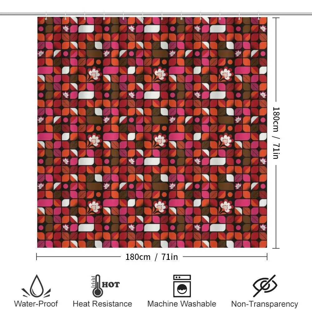 Floral Vibrant Squares — Detail 2