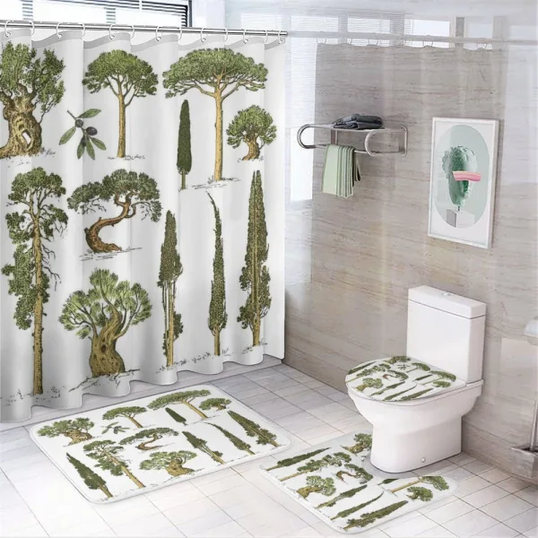 Forest Growth Ecology on a shower curtain