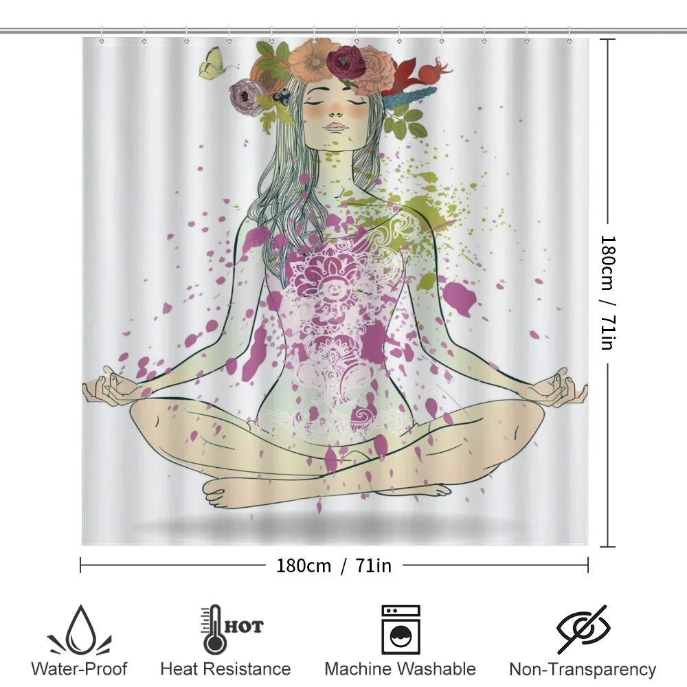 Girl Floral Wreath Lotus — Detail 2