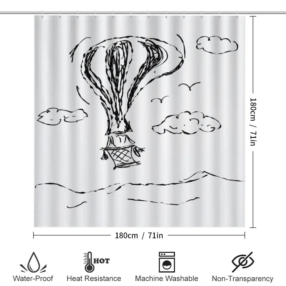 Hot Air Balloon Clouds — Detail 2