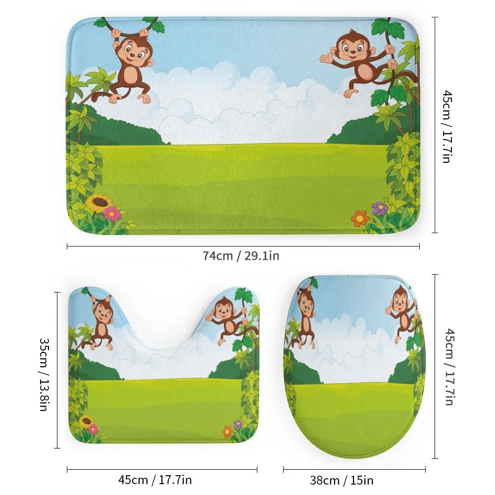 Monkeys on Vines — Detail 1