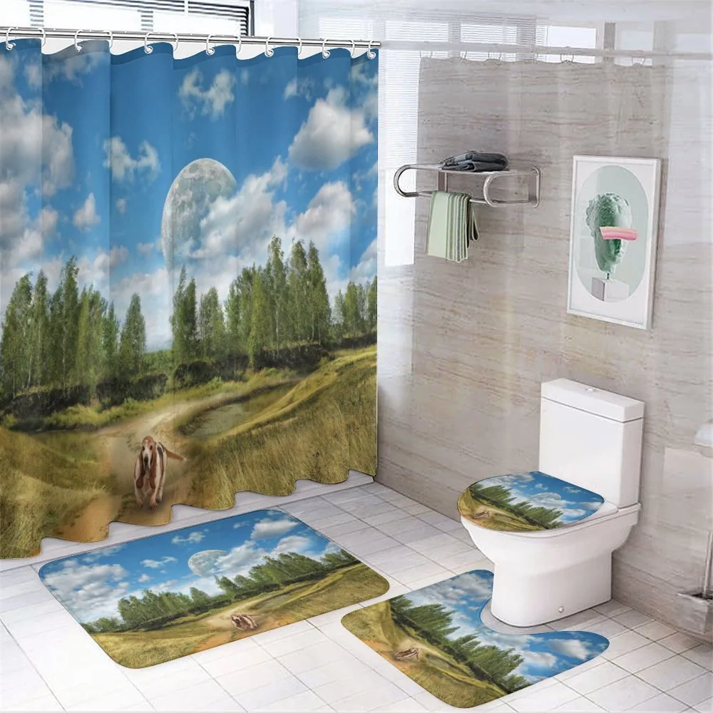 Running Dog Trees Sky — Your design