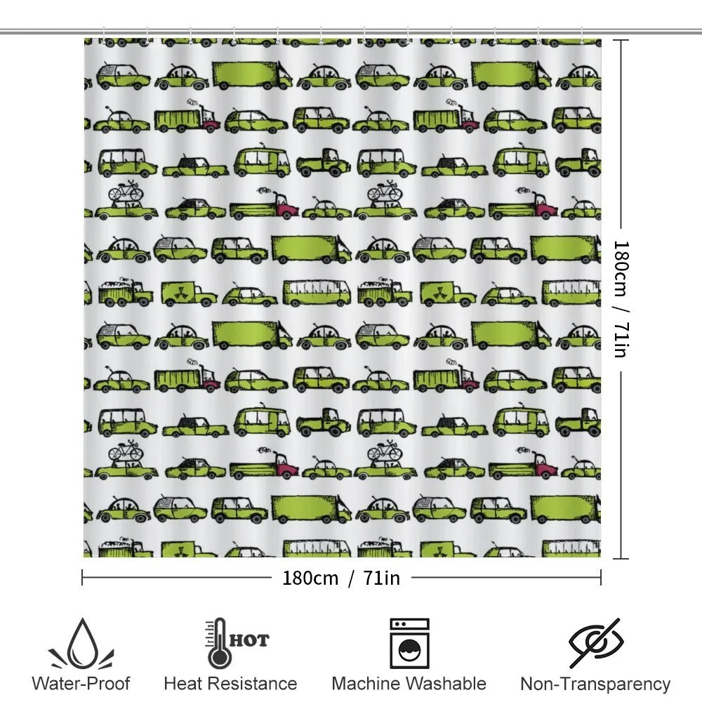 Sedans Bus Traveling Theme — Detail 2