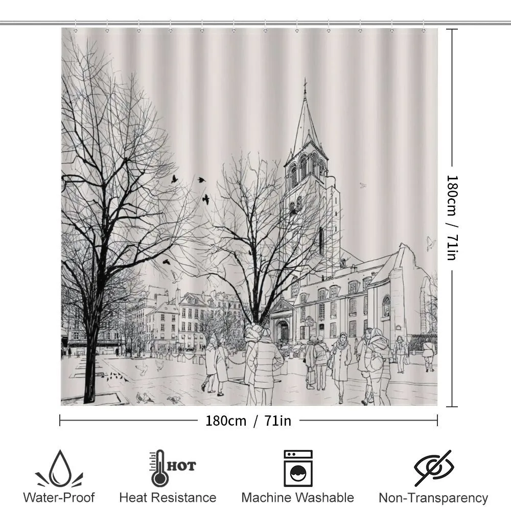 Walking People Winter — Detail 2