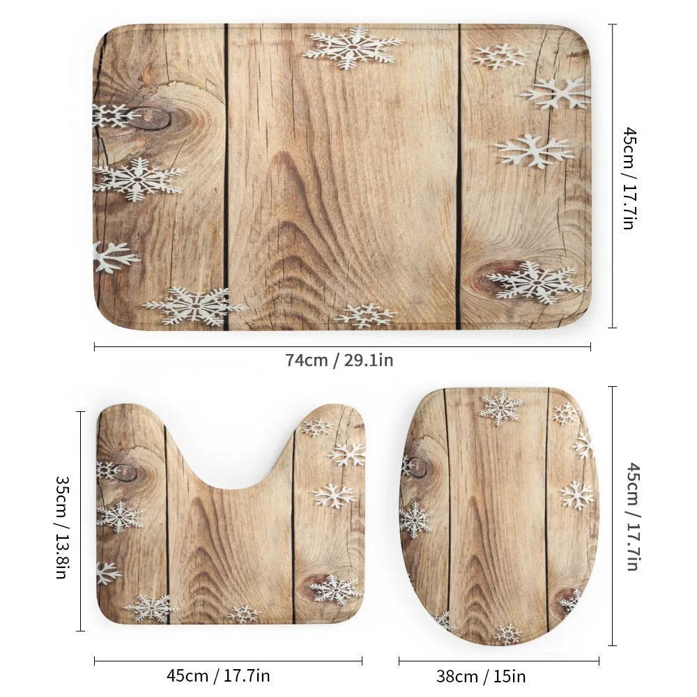 Wood Plank Snowflakes — Detail 1