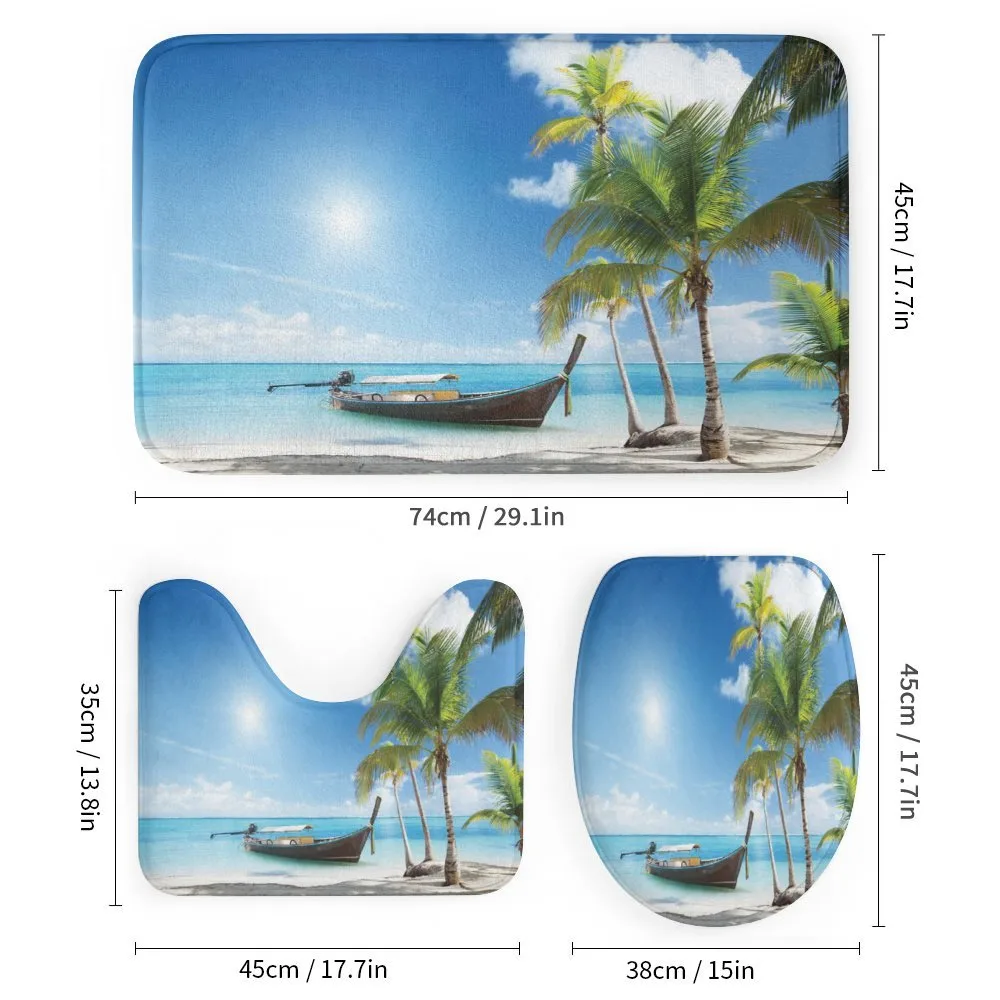 Wooden Boat on Exotic Beach — Detail 1
