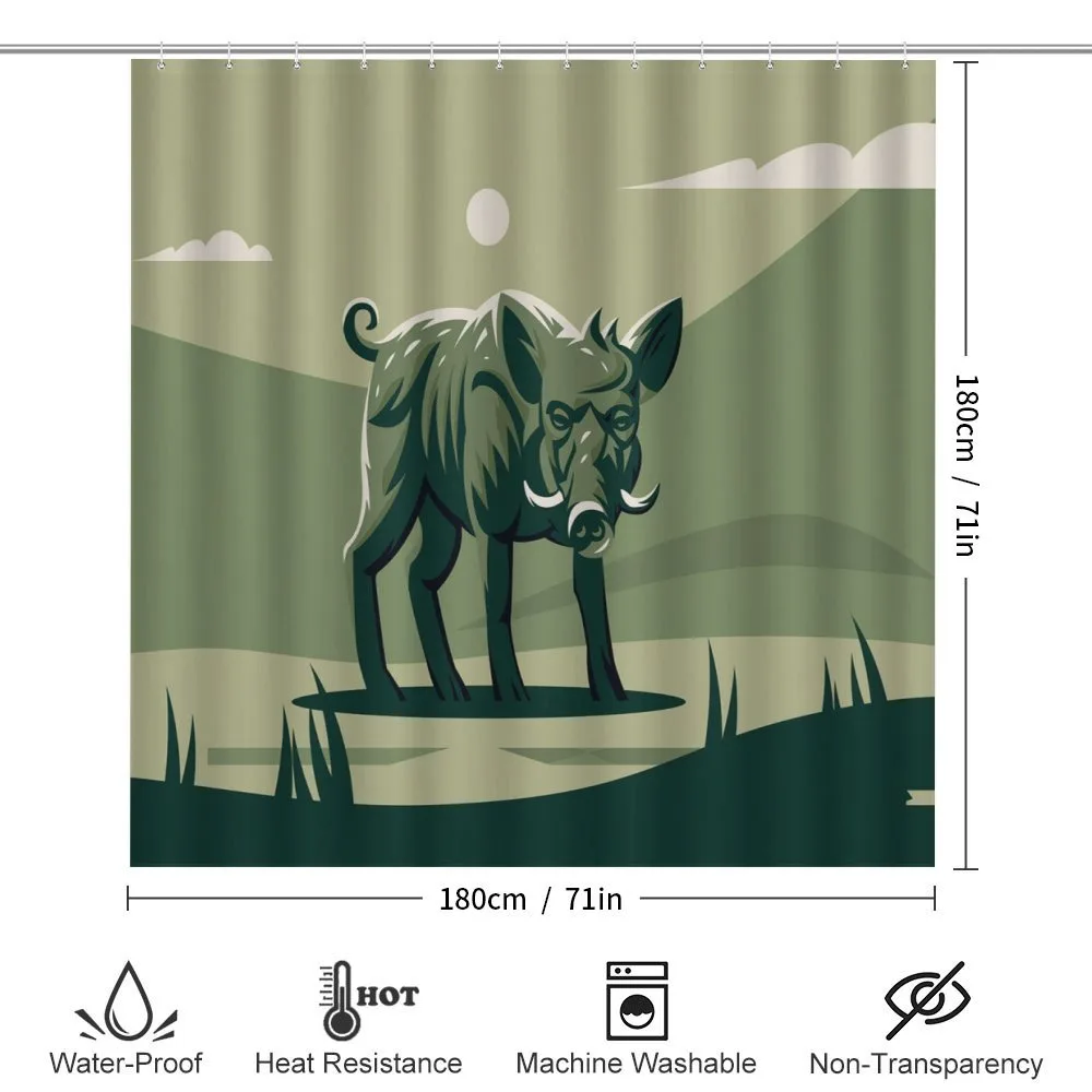 Abstract Wild Boar Pig — Detail 2