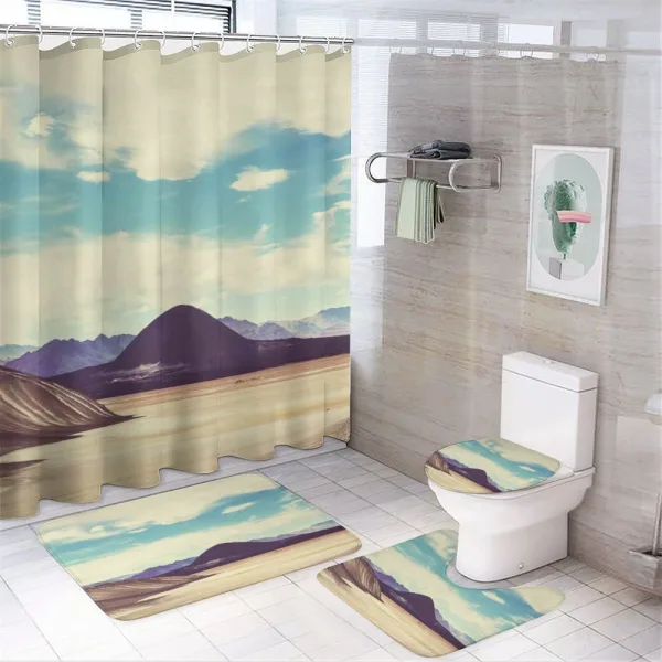 Brazilian Plateau on a shower curtain