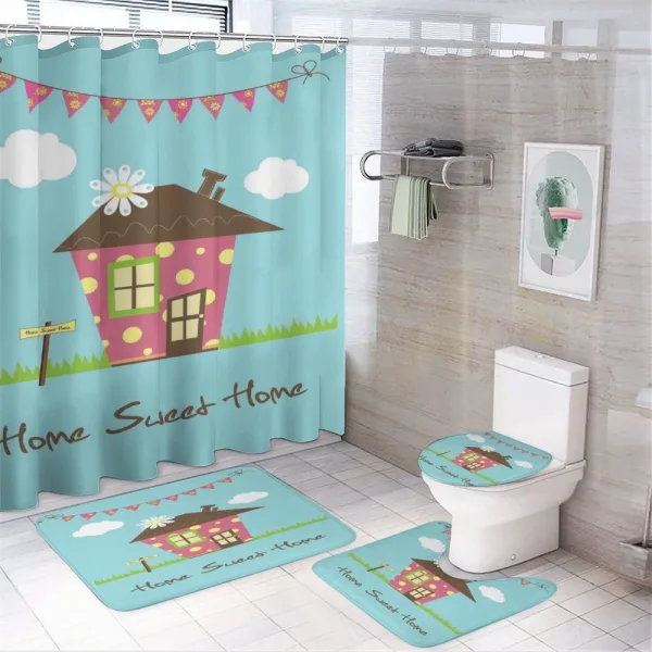 Cozy Cottage on a shower curtain