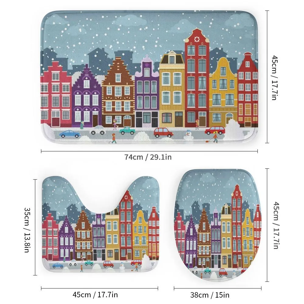 Dutch Town in the Winter — Detail 1