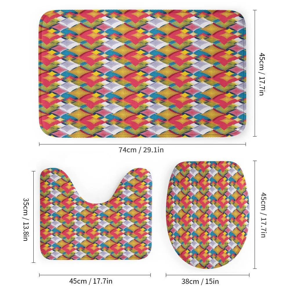 Geometric Squares Dots — Detail 1