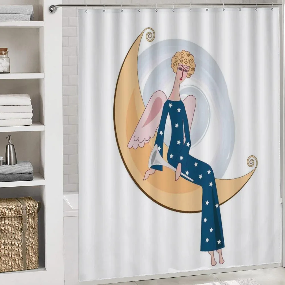 Girl with Trumpet Moon — Detail 4