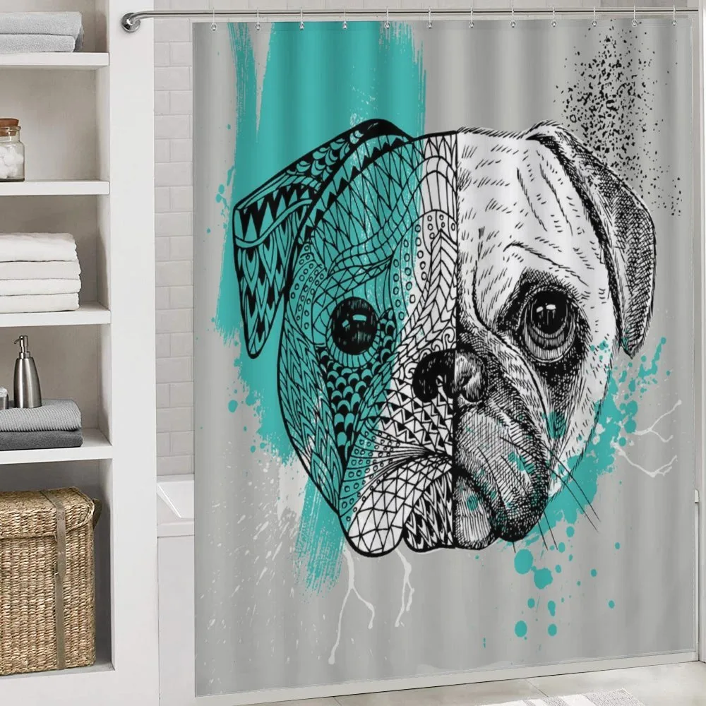 Hand Drawn Head of a Dog — Detail 4