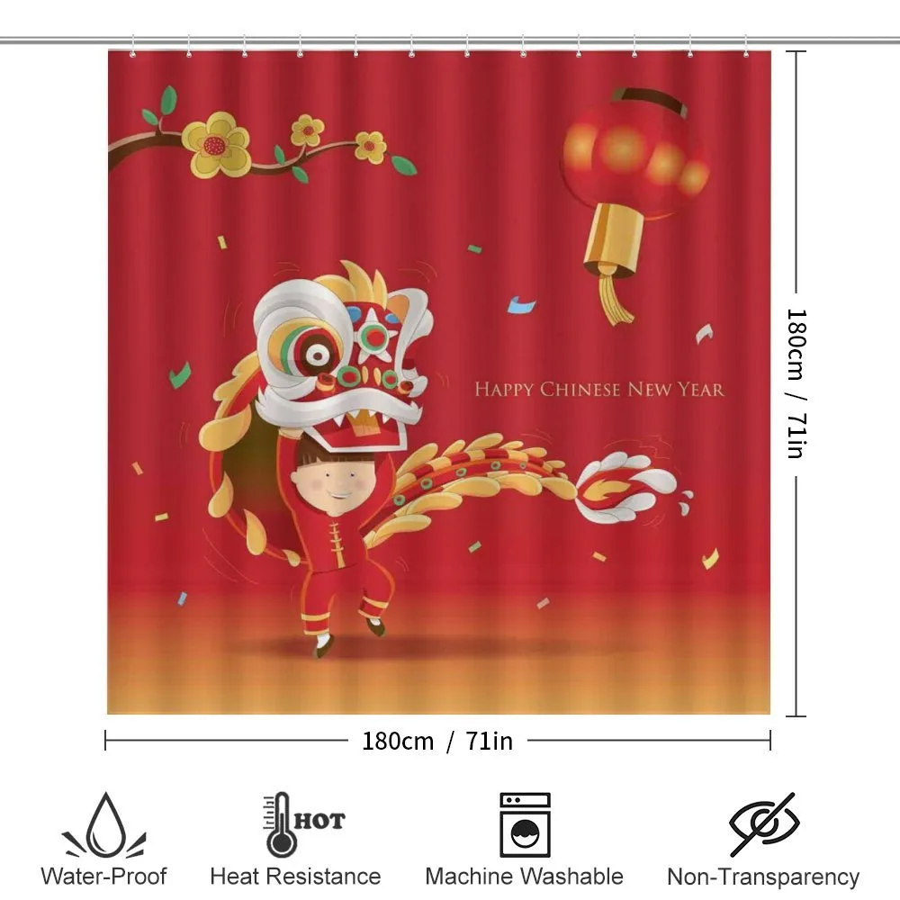 Little Boy Lion Dance — Detail 2