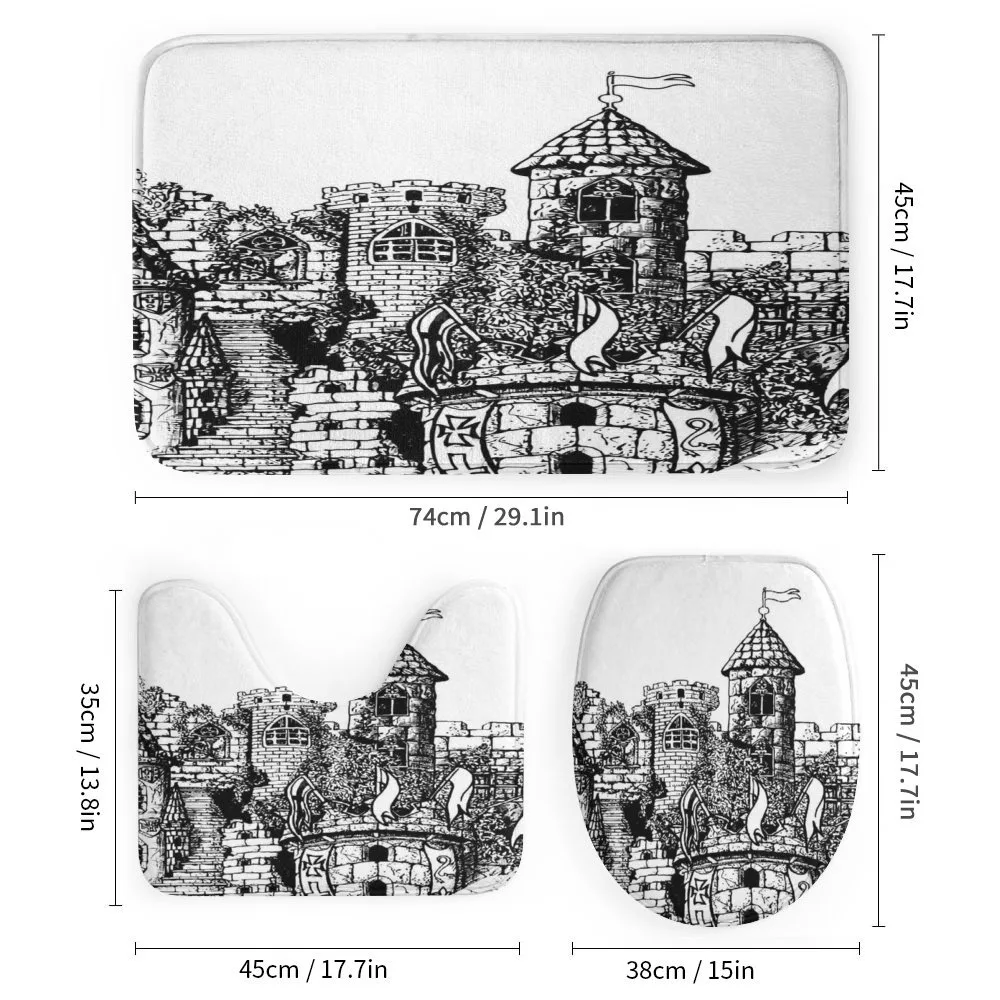 Medieval Fortress Sketch — Detail 1