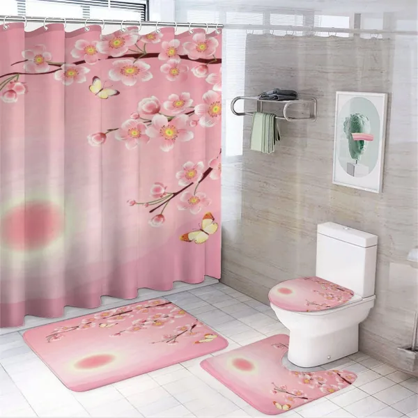 Nature Blossom Tree on a shower curtain