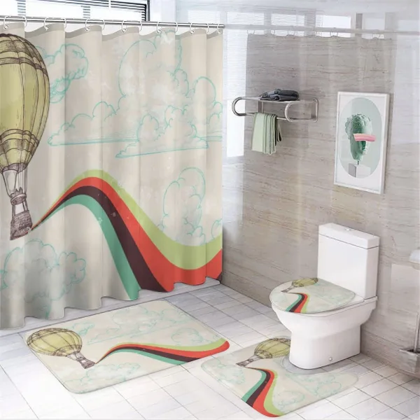 New York Skyscrapers on a shower curtain