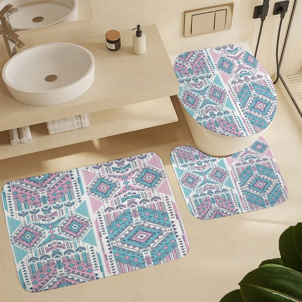 Pink Teal Aztec — Detail 5