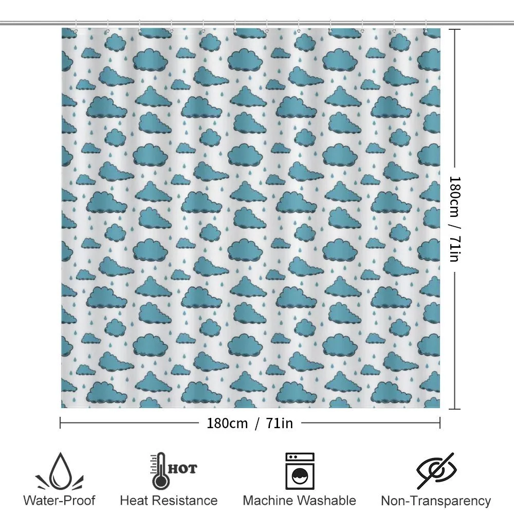 Rain Drops and Clouds — Detail 2