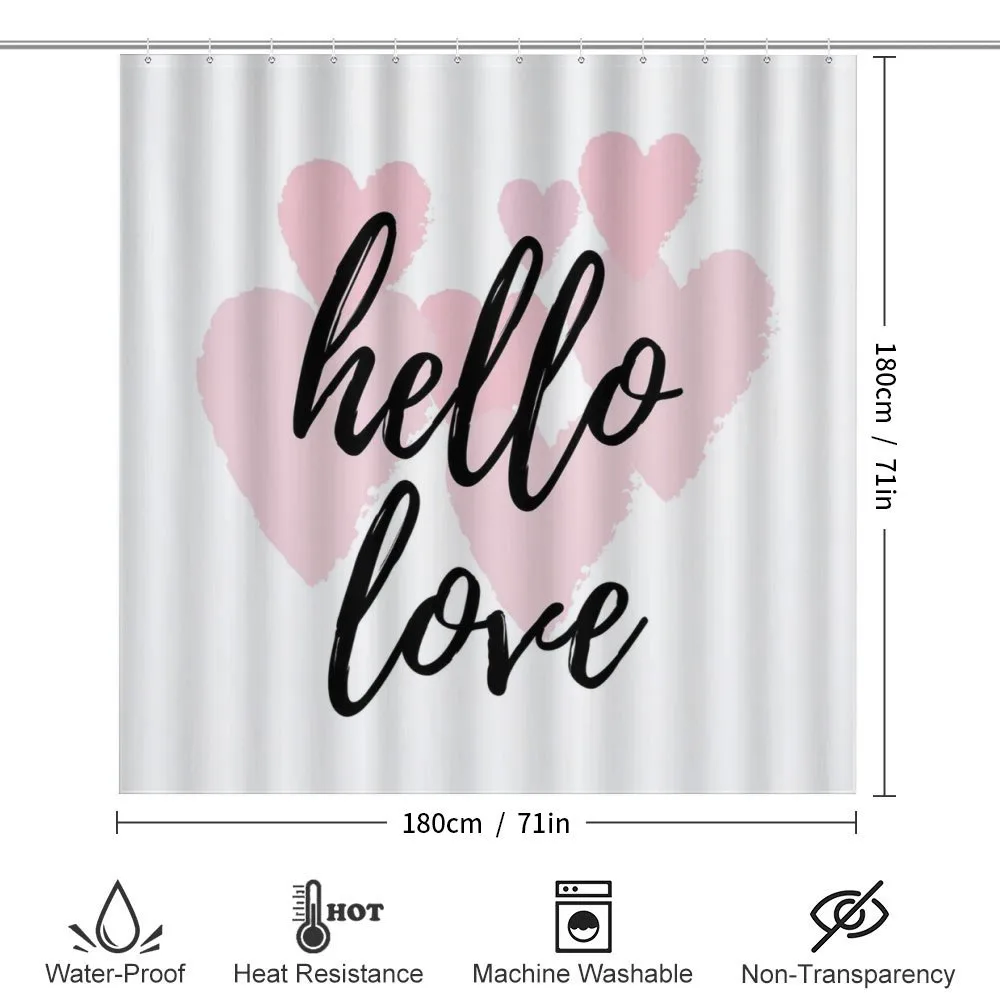 Romantic Phrase Hearts — Detail 2
