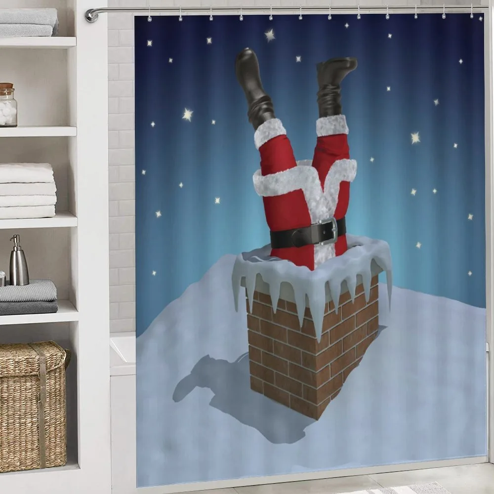 Santa Stuck in Chimney — Detail 4