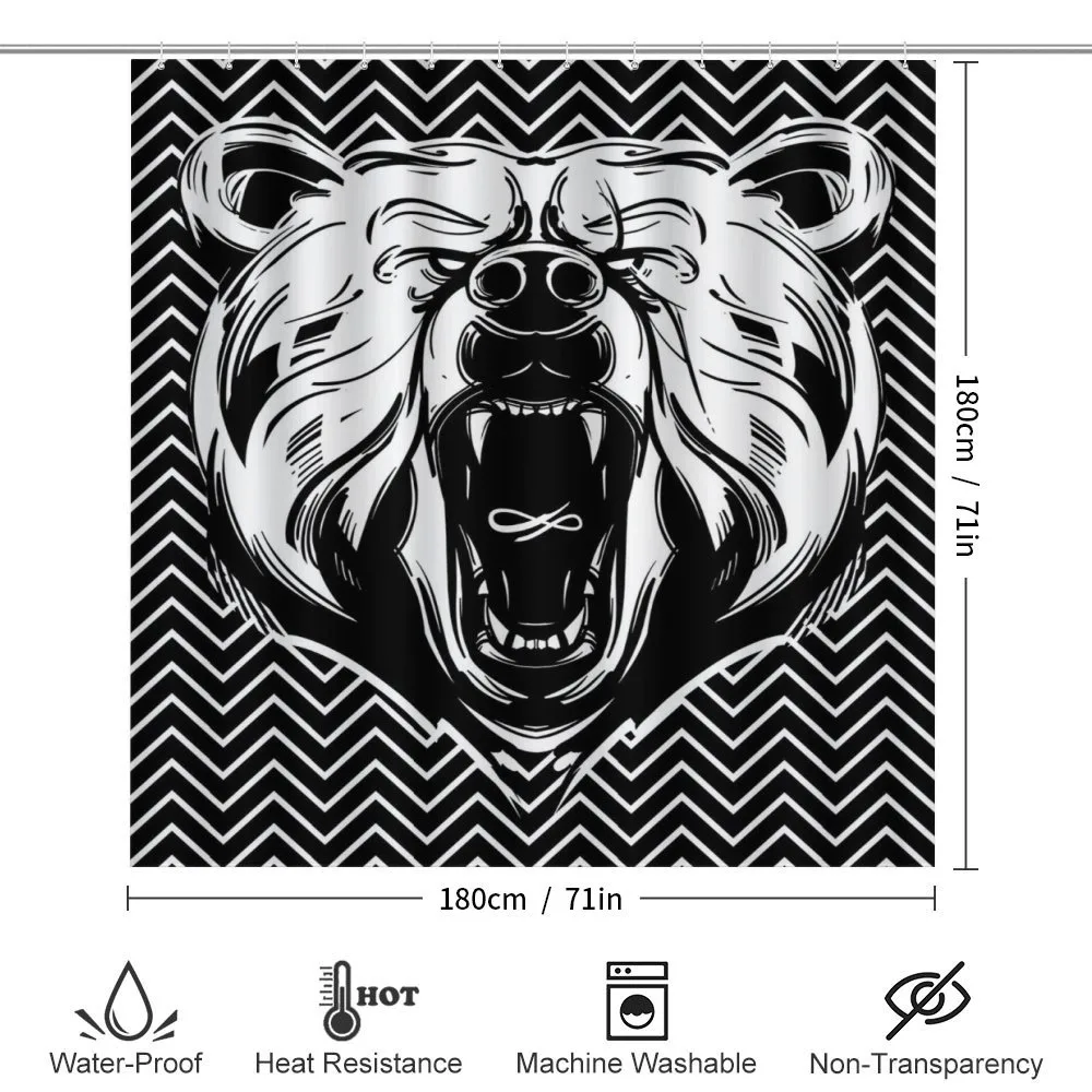 Scary Roar on Zigzag Lines — Detail 2