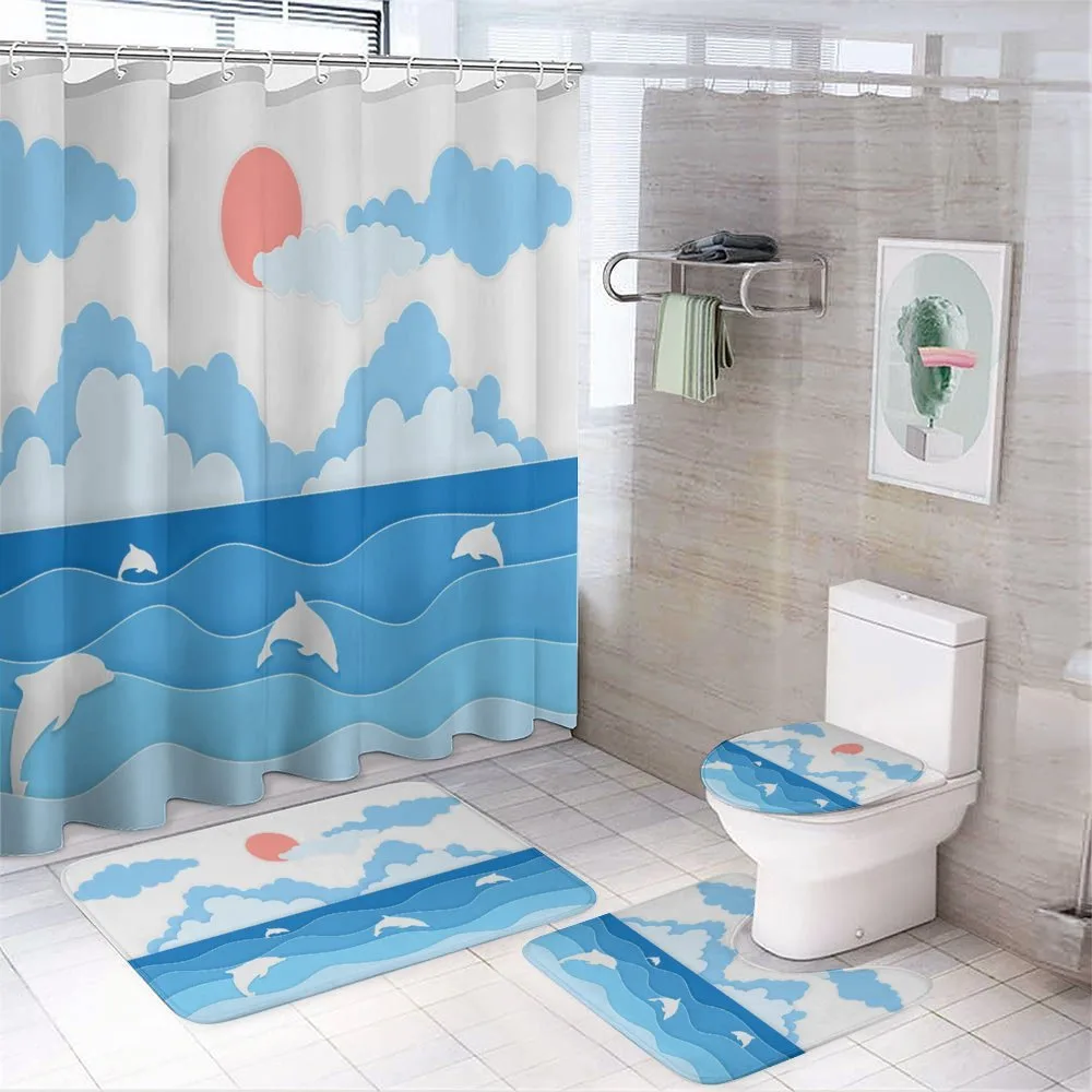 Seascape Art Dolphins — Your design