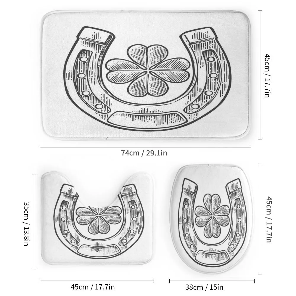 Shamrock and Horseshoe Image — Detail 1