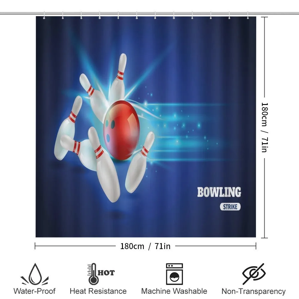Strike Red Ball Pins — Detail 2