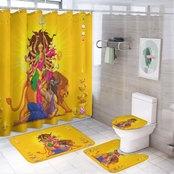 Traditional Celebration on a shower curtain