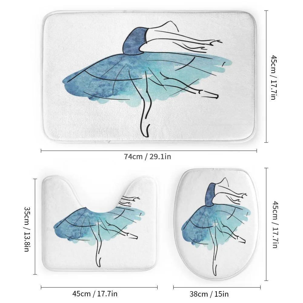Watercolor Tutu Blue Tones — Detail 1